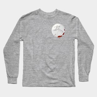 Coffee addict! - Badge style Long Sleeve T-Shirt